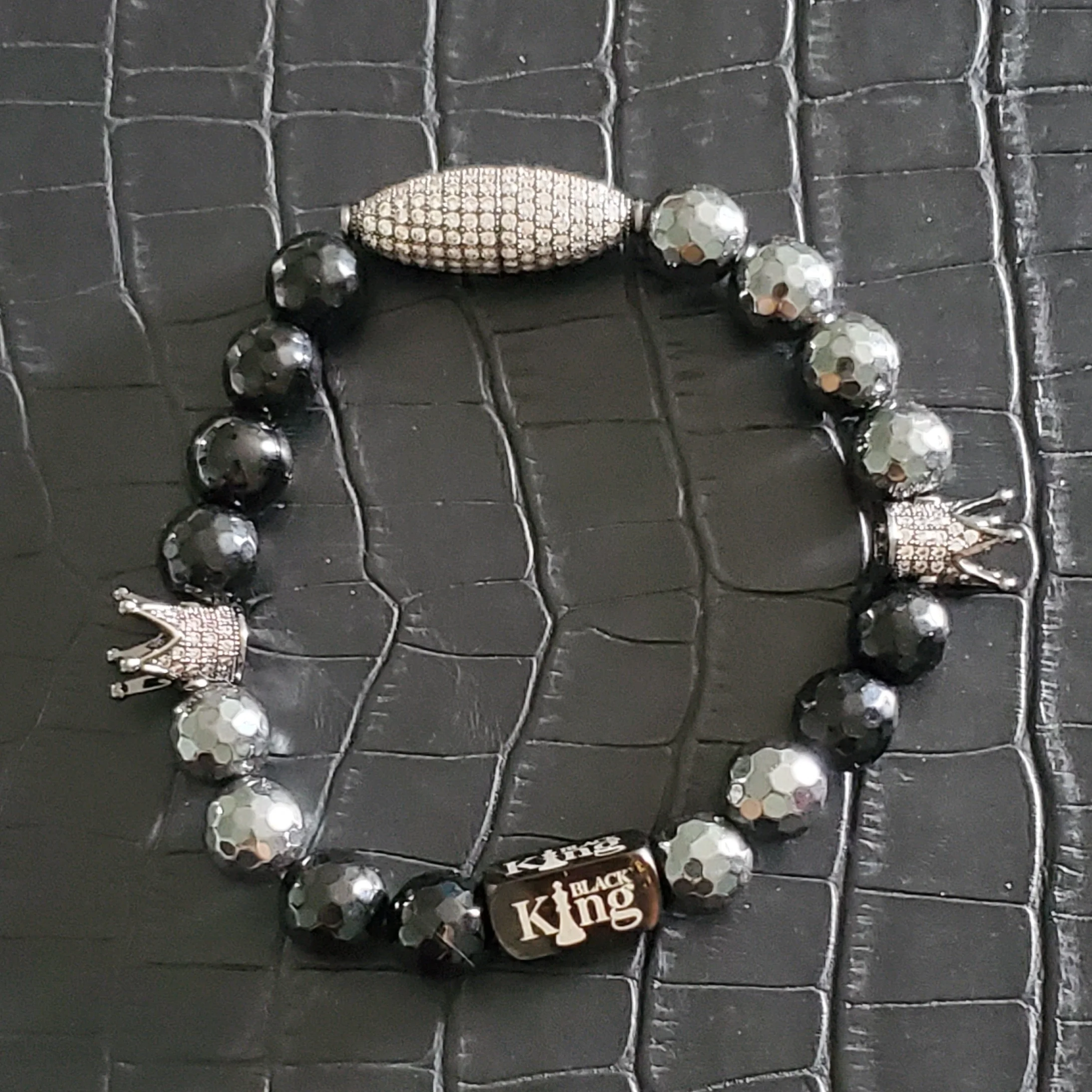Black Onyx Gun Metal Hematite