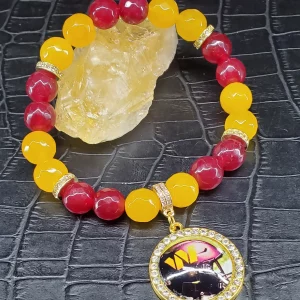 Washington Commanders Jade Bracelet